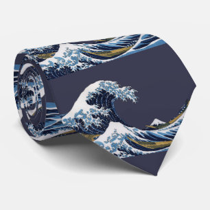 Hokusai, Die große Welle vor Kanagawa Krawatte