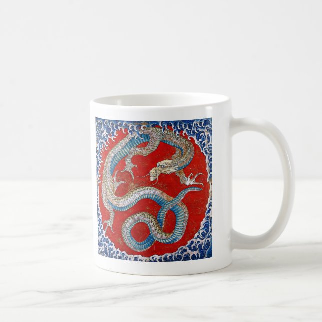 HOKUSAI , “ Dragon ”、『龍図』 Kaffeetasse (Rechts)