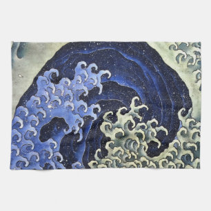 Hokusai Feminine Wave Japanisch Vintage Kunstkunst Küchentuch