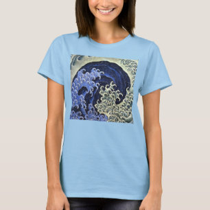 Hokusai Feminine Wave Japanisch Vintage Kunstkunst T-Shirt