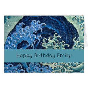 Hokusai Feminine Wave Vintager Ozean