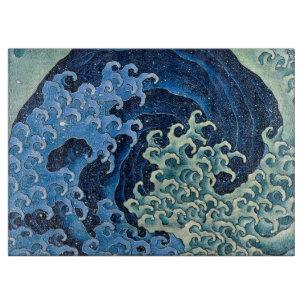 Hokusai Feminine Wave Vintager Ozean Schneidebrett