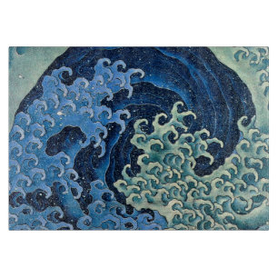 Hokusai Feminine Wave Vintager Ozean Schneidebrett