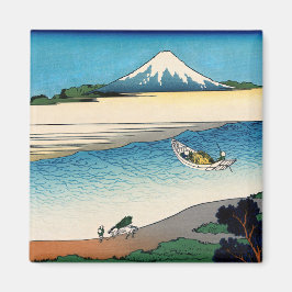 Hokusai - Fluss Tama in der Provinz Musashi Magnet