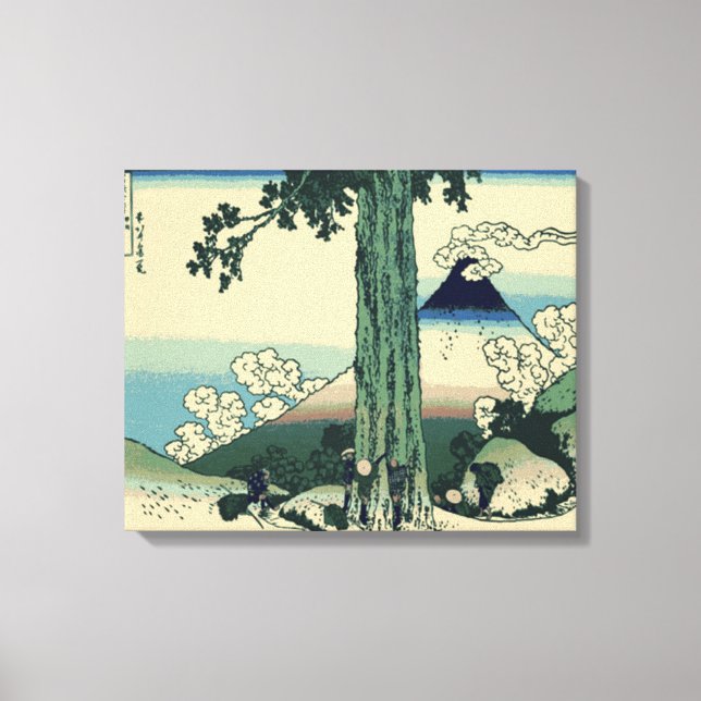 Hokusai Fugaku Leinwanddruck (Vorderseite)