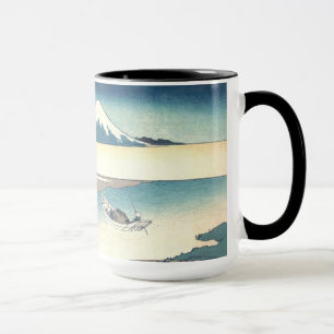 Hokusai: Fuji von einem Boot Tasse