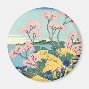 Hokusai Fuji von Gotenyama auf dem Tōkaidō in Shin Magnet