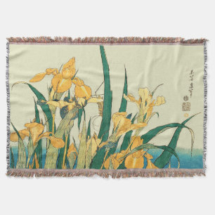 Hokusai Grasshopper und Iris Japan Decke