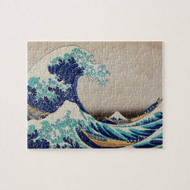 Hokusai Great Wave off Kanagawa. Vintage japanisch Puzzle