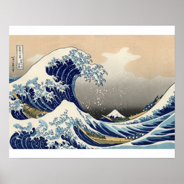 HOKUSAI Great Wave Poster (Vorne)