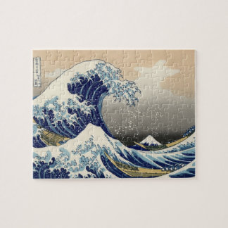 Hokusai große Welle weg von Tsunami Kanagawa Puzzle