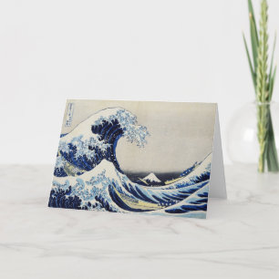 Hokusai große Wellen-Druckmalerei Karte