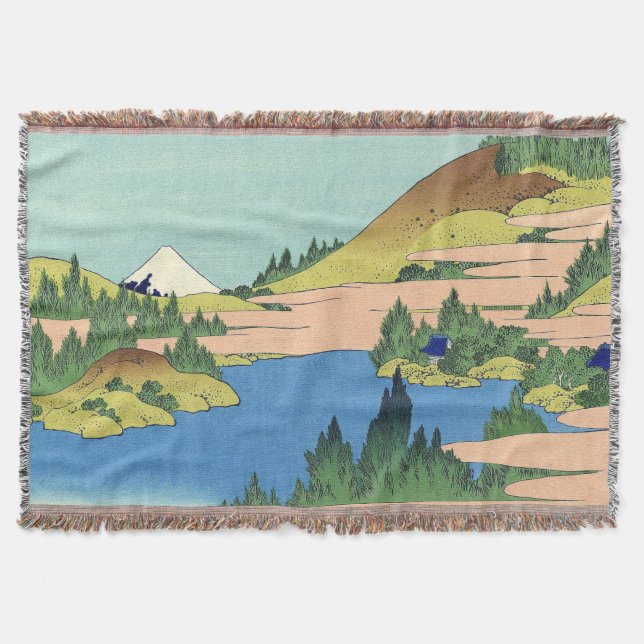 Hokusai Hakone See in der Provinz Sagami Decke (Vorderseite)