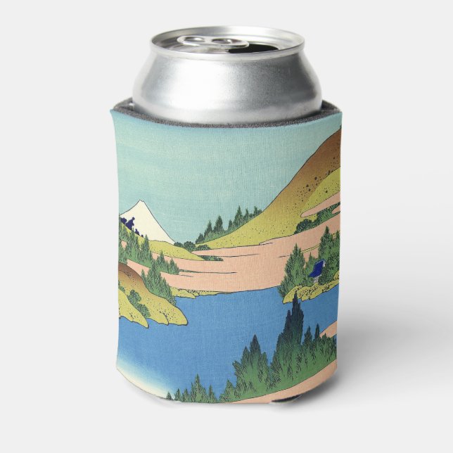 Hokusai Hakone See in der Provinz Sagami Dosenkühler (Kanne Rückseite)