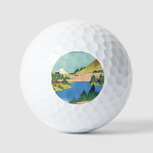 Hokusai Hakone See in der Provinz Sagami Golfball