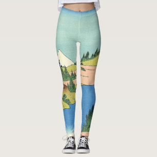 Hokusai Hakone See in der Provinz Sagami Leggings