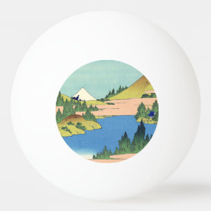 Hokusai Hakone See in der Provinz Sagami Tischtennisball