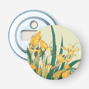 Hokusai Heuschrecke Iris Vintage Druck: Japanisch Flaschenöffner
