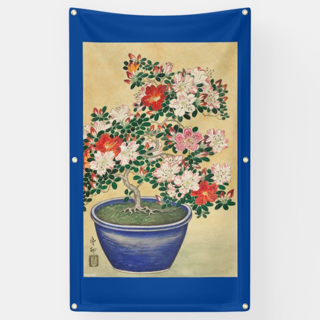 HOKUSAI JAPANISCHE WOODBLOCK DRUCK Fahne Banner (Vertikal)