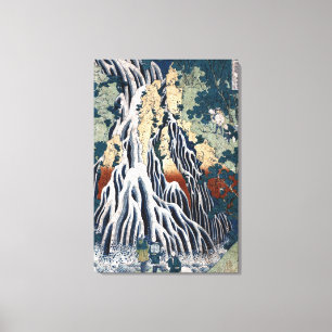 Hokusai Kirifuri Falls, Mount Kurokami, Shimotsuke Leinwanddruck