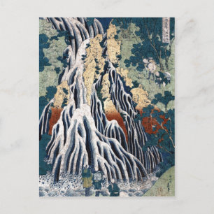Hokusai Kirifuri Falls, Mount Kurokami, Shimotsuke Postkarte