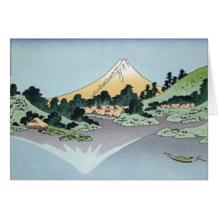 Hokusai Kunst-Malerei Berge