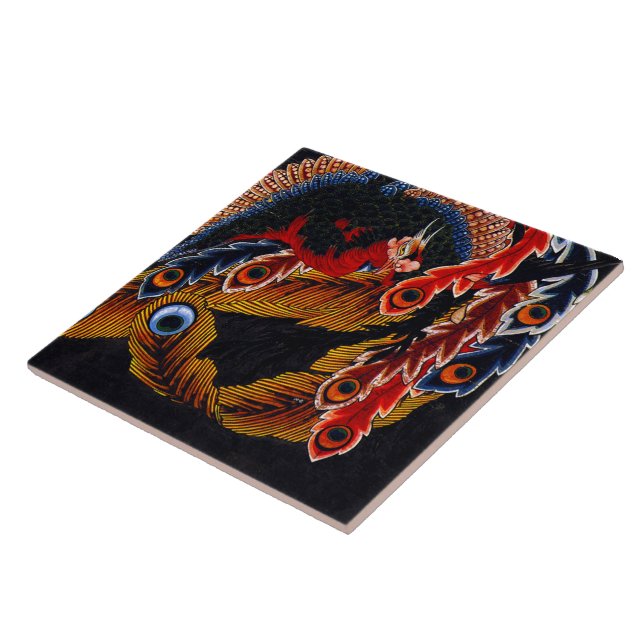 Hokusai Kunstklemme Fliese (Seite)