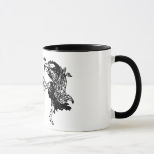 Hokusai manga Samurais 1 Tasse