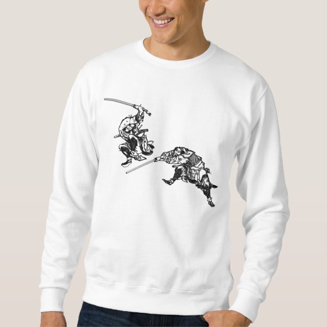 Hokusai manga Samurais 2 Sweatshirt (Vorderseite)