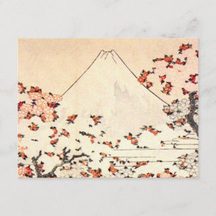 Hokusai Mount Fuji Cherry blüht Einladungen