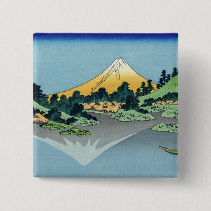 Hokusai - Mount Fuji reflektiert den Kawaguchi-See Button