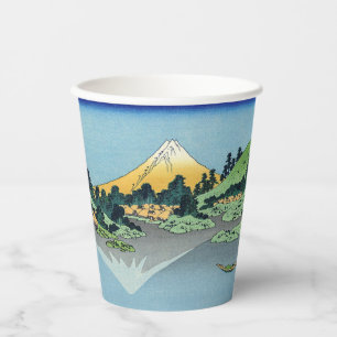 Hokusai - Mount Fuji reflektiert den Kawaguchi-See Pappbecher