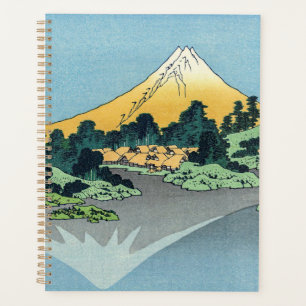 Hokusai - Mount Fuji reflektiert den Kawaguchi-See Planer