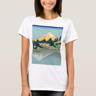 Hokusai Mount Fuji reflektiert den Kawaguchi-See T-Shirt