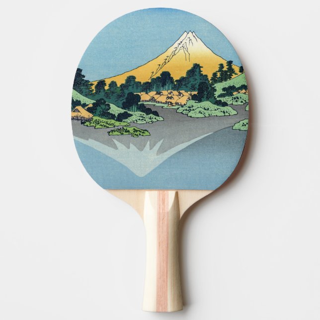 Hokusai - Mount Fuji reflektiert den Kawaguchi-See Tischtennis Schläger (Vorderseite)