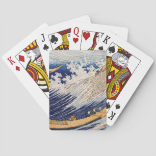 Hokusai Ocean Waves Sea Boote Spielkarten