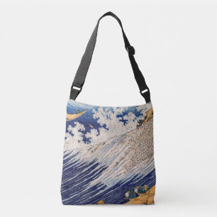Hokusai Ocean Waves Sea Boote Tragetaschen Mit Langen Trägern
