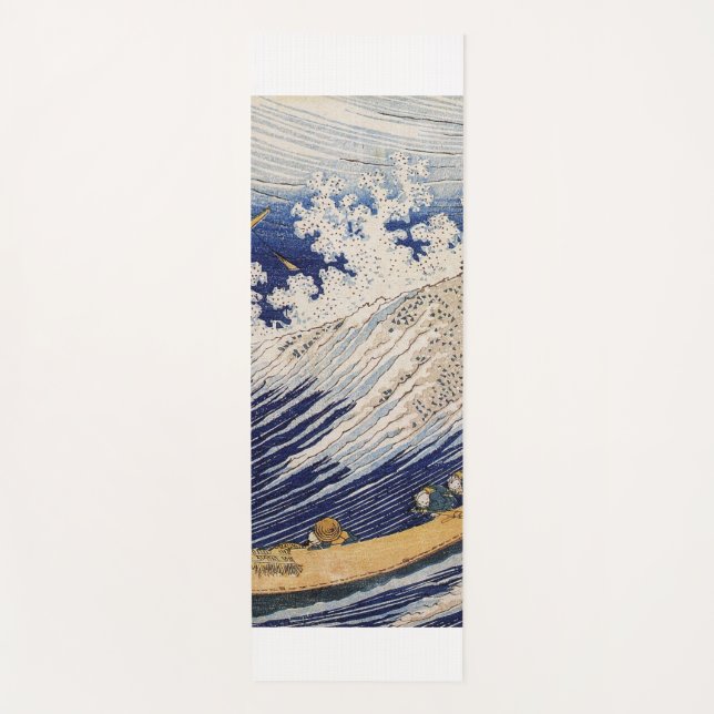 Hokusai Ocean Waves Sea Boote Yogamatte (Vorderseite)