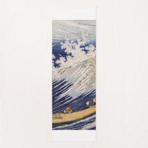 Hokusai Ozeanwellen Meer Boote Yogamatte