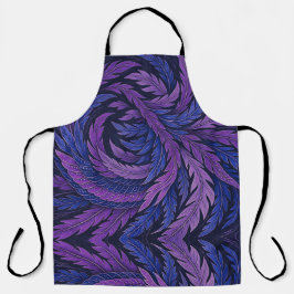 Hokusai Phoenix Apron | Purple Japanese Art Feathe Schürze