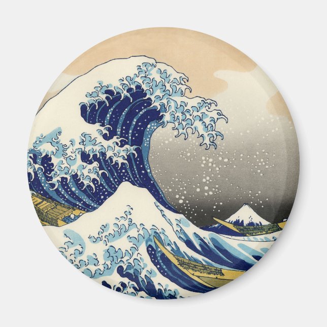 Hokusai The Great Wave Magnet (Vorne)