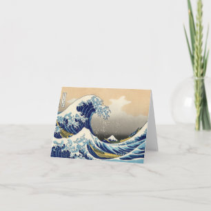 Hokusai The Great Wave Note Card Karte
