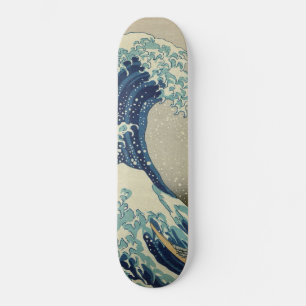 Hokusai The Great Wave off Kanagawa Gallery Skateboard