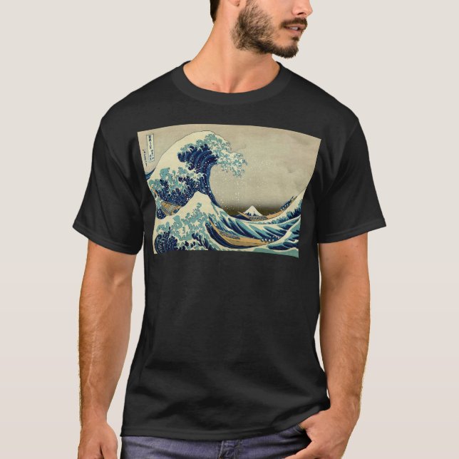 Hokusai, The Great Wave off Kanagawa, Japan, Japan T-Shirt (Vorderseite)
