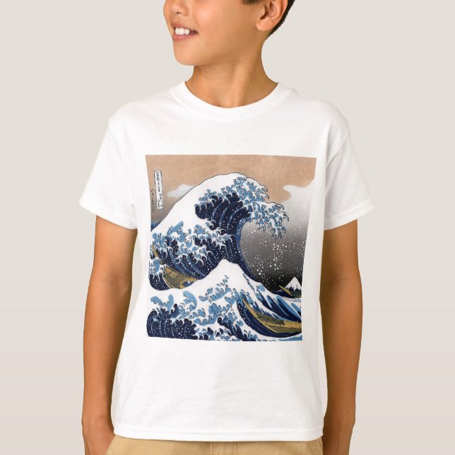 Hokusai, “ The Great Wave off Kanagawa ” T-Shirt (Vorderseite)