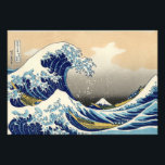 Hokusai The Great Wave Print Fotodruck<br><div class="desc">Hokusai Der große Wellendruck. Japanischer Holzschnitt von 1830-1833. Hokusai’s The Great Wave off Kanagawa ist eines der berühmtesten japanischen Kunstwerke der Welt und der erste Eintrag in seinen sechsunddreißig Ansichten über den Fuji. Der Berg selbst ist im Hintergrund zu sehen, während die Welle hölzerne Fischerboote bedroht. Ein großartiges Geschenk für...</div>