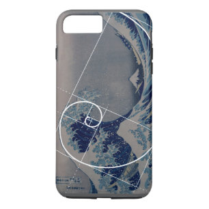 Hokusai trifft Fibonacci, goldenes Verhältnis Case-Mate iPhone Hülle