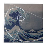 Hokusai trifft Fibonacci, goldenes Verhältnis
