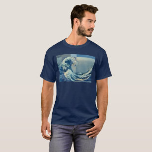 Hokusai trifft Fibonacci, goldenes Verhältnis T-Shirt