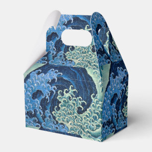 Hokusai Weibliche Welle Vintage Ozean Geschenkschachtel